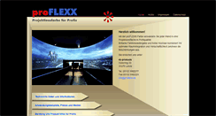 Desktop Screenshot of proflexx.de